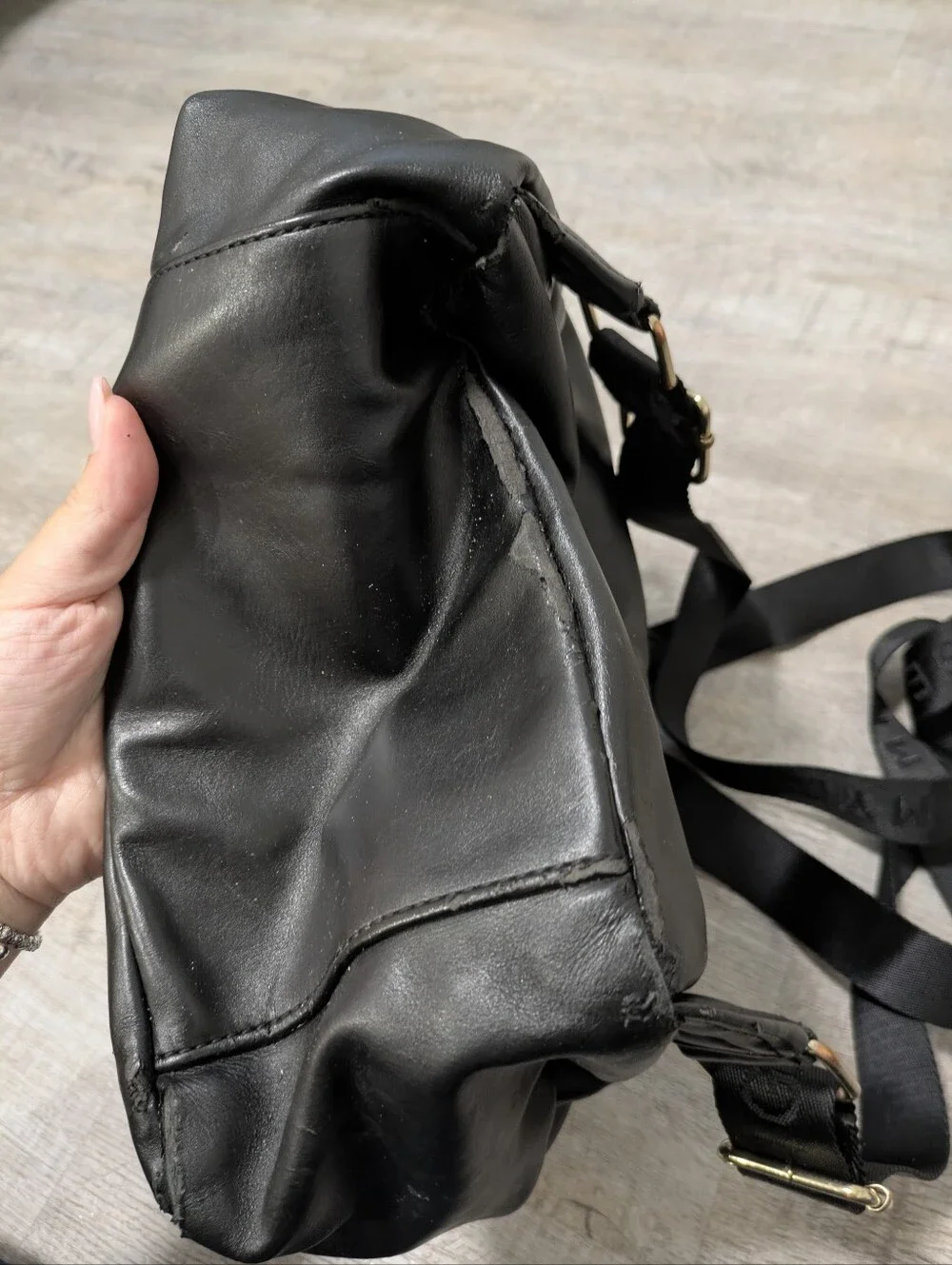 Tommy Hilfiger Black Mini Backpack